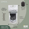 11/0 Linea Beads 001 Black - 30 gram bag