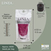 11/0 Linea Beads 017 Raspberry - 30 gram bag