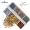 11/0 Linea Beads Mix Metallic Shimmer - 8 colors, 6 grams each