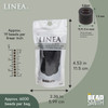 11/0 Linea Beads 051 Black Matte - 30 gram bag
