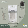 11/0 Linea Beads 003 Crystal - 30 gram bag