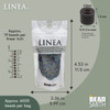 11/0 Linea Beads 052 Jet AB - 30 gram bag