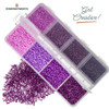 11/0 Linea Beads Mix Violet Vibes - 8 colors, 6 grams each
