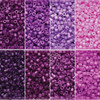 11/0 Linea Beads Mix Violet Vibes - 8 colors, 6 grams each
