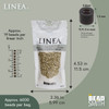 11/0 Linea Beads 054 Metallic Champagne - 30 gram bag