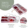 11/0 Linea Beads Mix Crimson Crush - 8 colors, 6 grams each