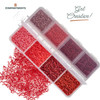 11/0 Linea Beads Mix Crimson Crush - 8 colors, 6 grams each