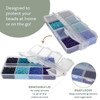 11/0 Linea Beads Mix Azure Adventure - 8 colors, 6 grams each