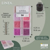 11/0 Linea Beads Mix Pretty In Pink - 8 colors, 6 grams each