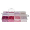 11/0 Linea Beads Mix Pretty In Pink - 8 colors, 6 grams each