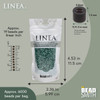 11/0 Linea Beads 058 Silver Lined Blue Zircon - 30 gram bag