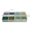 11/0 Linea Beads Mix Lucky Clover - 8 colors, 6 grams each