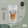 11/0 Linea Beads 061 Silver Lined Gold - 30 gram bag