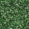 11/0 Linea Beads 063 Silver Lined Green - 30 gram bag