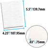 Beading Foundation 8.5x11 White 24 Pack