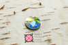 Swarovski 3200 Rivoli 14mm Crystal AB Sew-on (sold invidually)