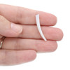 Dentalium Smooth White 1-1.5 Inch 100 Pieces Per Bag