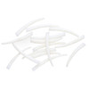 Dentalium Smooth White 1.5-2 Inch 100 Pieces Per Bag