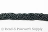 11/0 Seed Bead Striped White on Black