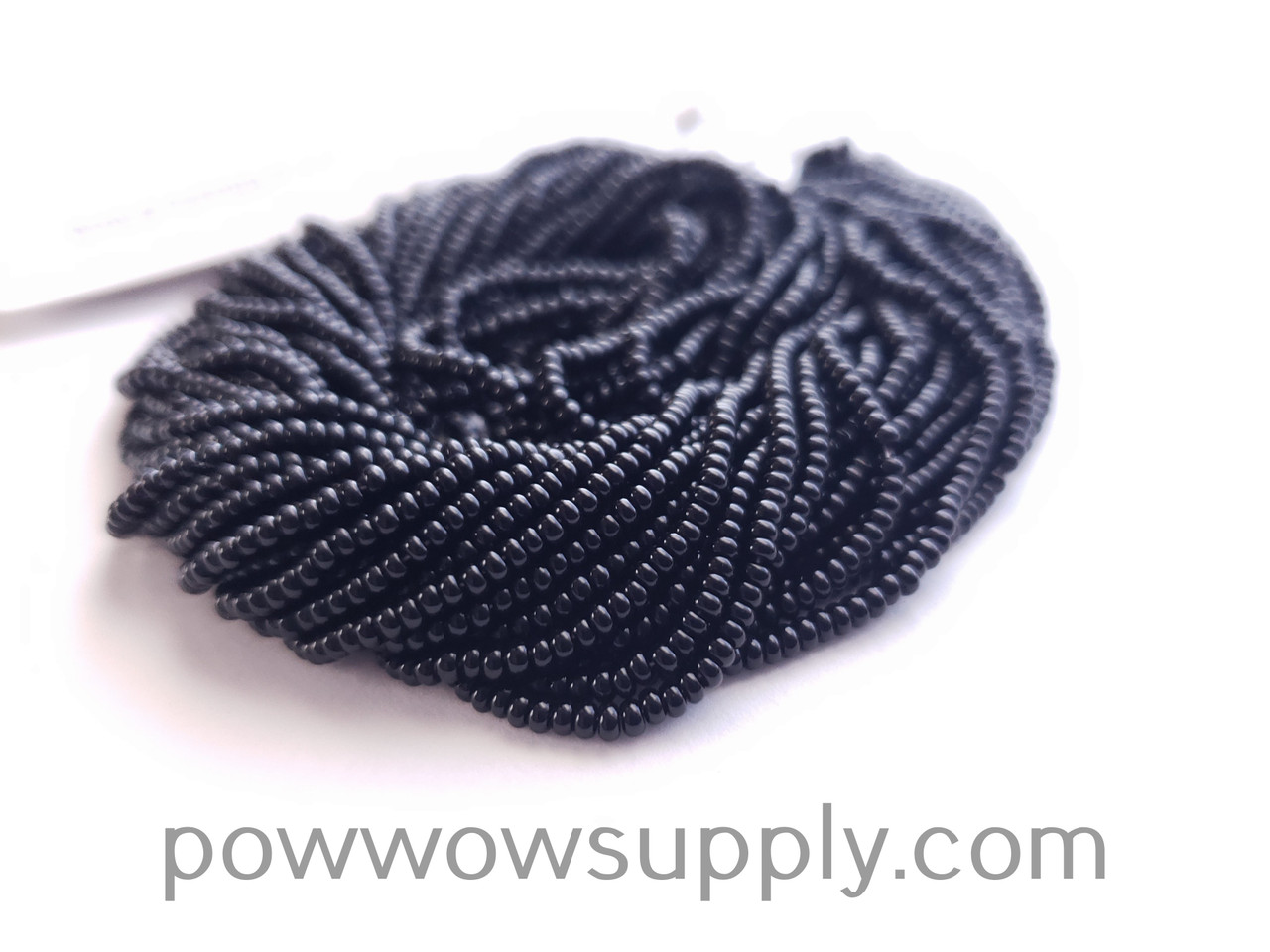 11/0 Seed Beads Opaque Black