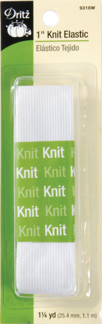 Elastic, 1/4 Knitted White, Wholesale