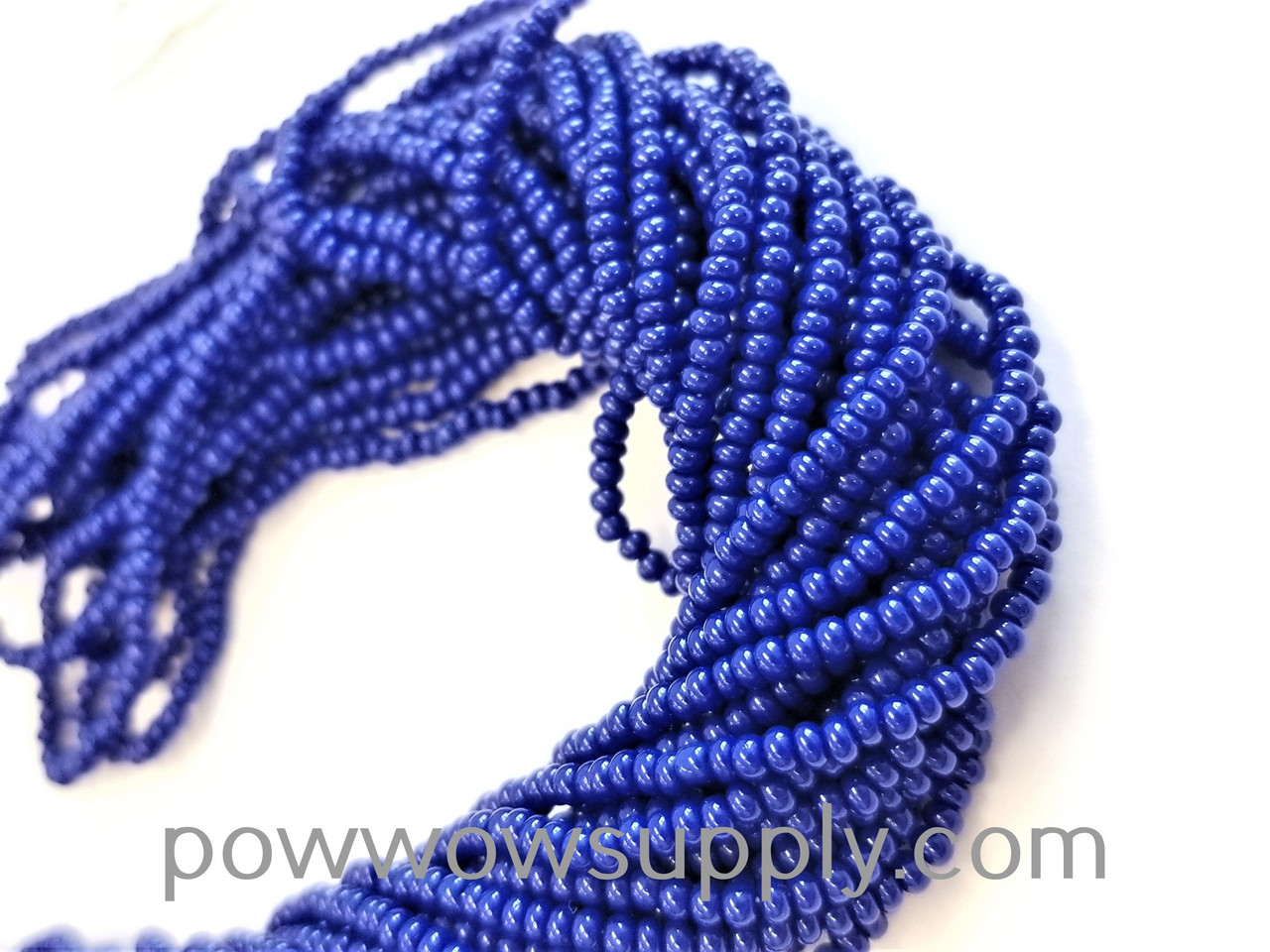 12/0 Seed Beads Opaque Medium Blue