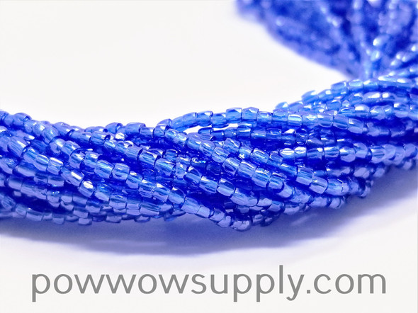 9/0 3-cuts Transparent Luster Sapphire 9/0 3-cuts Transparent Luster Sapphire