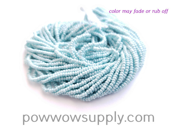 11/0 Seed Beads Pearl Matte Ice Blue