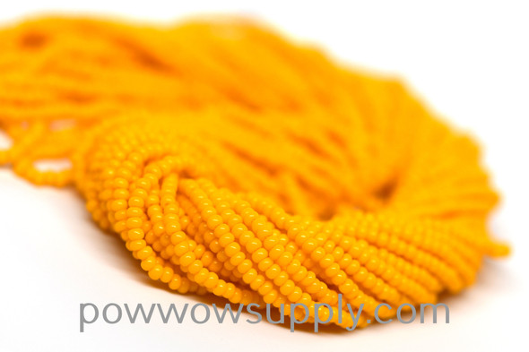 11/0 Seed Beads Opaque Light Orange