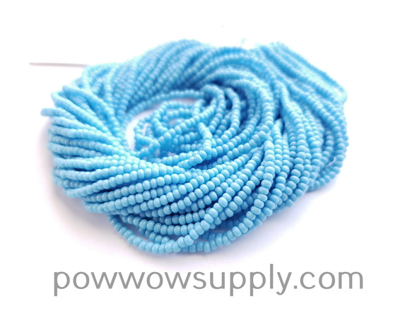 11/0 Seed Beads Opaque Light Turquoise