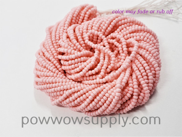 11/0 Seed Beads Opaque Pink Coral (tint) 11/0 Seed Beads Opaque Pink Coral (tint)