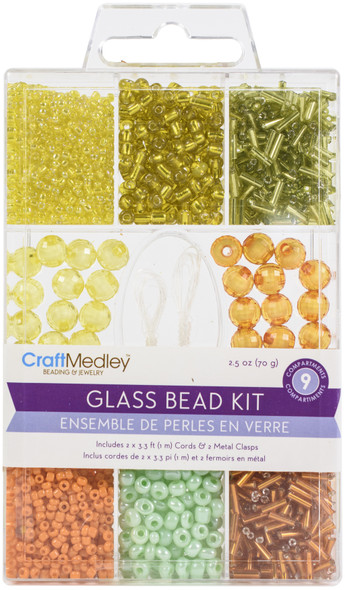 Tropicana Glass Bead Stringing Kit