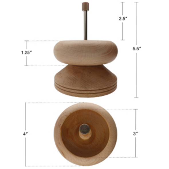 Spin and String Wooden Bead Spinner