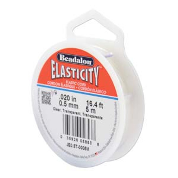 Elasticity 0.5mm Clear 5 Meters