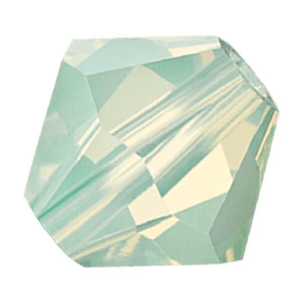 6mm Preciosa Crystal Bicones Chrysolite Opal