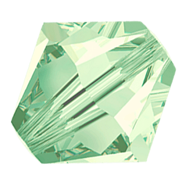 6mm Preciosa Crystal Bicones Chrysolite