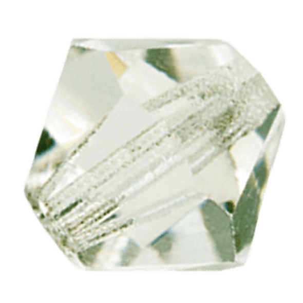 6mm Preciosa Crystal Bicones Crystal Viridian