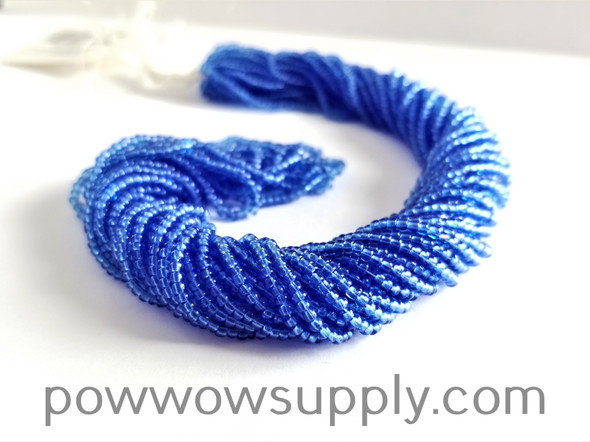 13/0 Seed Beads Transparent Sapphire