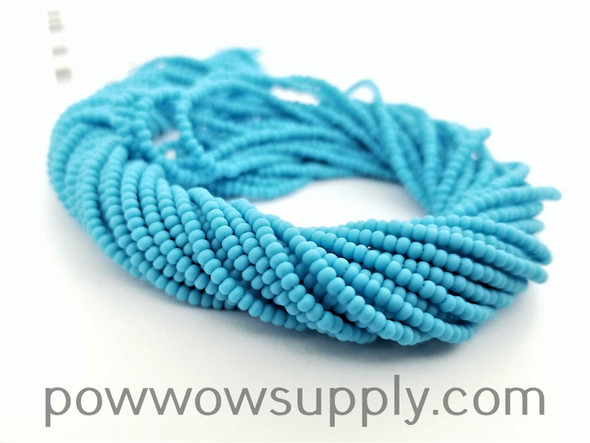 11/0 Seed Beads Opaque Matte Sky Blue