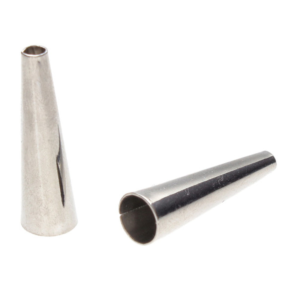 Metal Cones 24.6mm Silver Plated (Bag of 24) Metal Cones 24.6mm Silver Plated (Bag of 24)