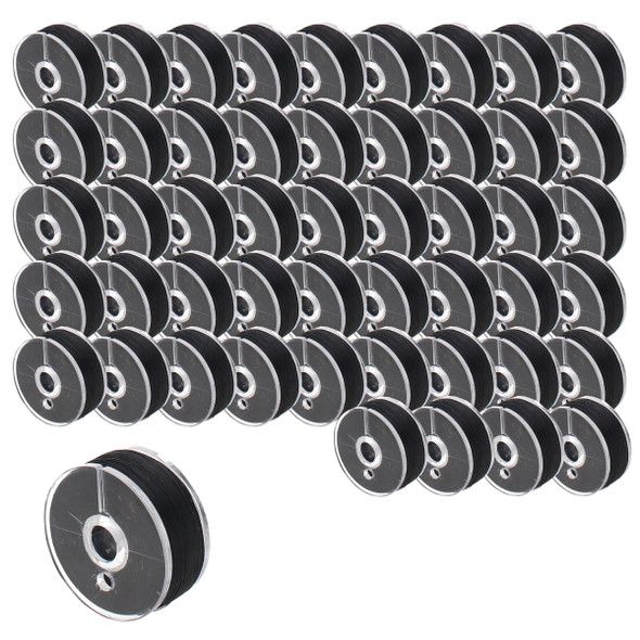 Nyline Black Size B (.30MM) 75 Yard Bobbin - Box of 50 Bobbins