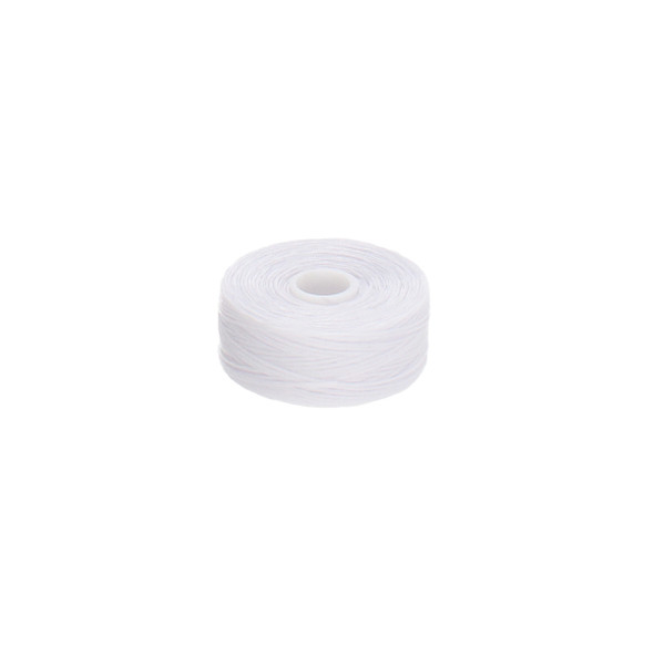Nyline White Size D (.30MM) 64 Yard Bobbin