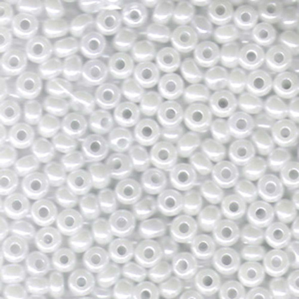 Miyuki 6/0 Seed Bead White Ceylon