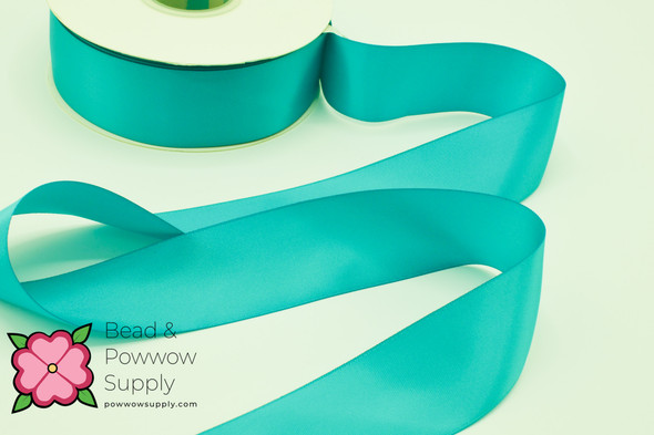 Double Face Satin Ribbon Sapphire - sold by the yard