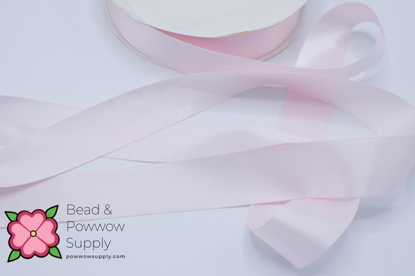 Double Face Satin Ribbon Light Pink - sold by the yard