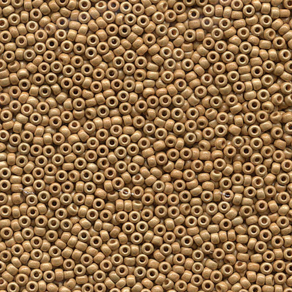Miyuki 11/0 Seed Beads Duracoat Matte Gold