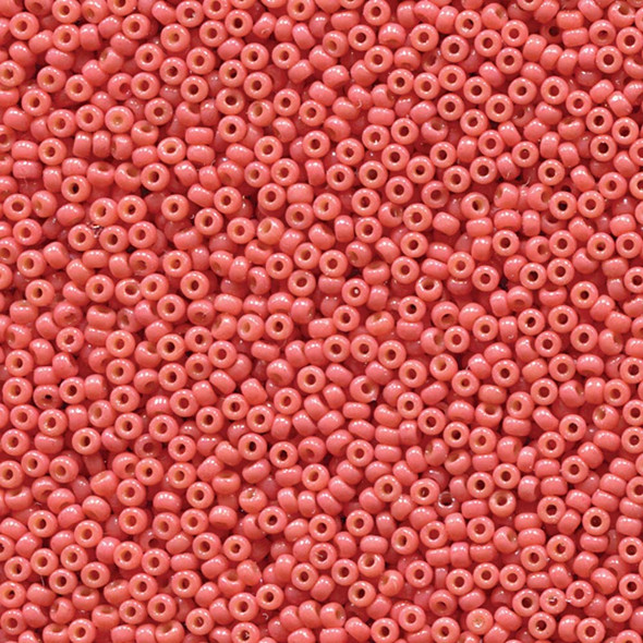 Miyuki 11/0 Seed Beads Duracoat Opaque Dyed Rose
