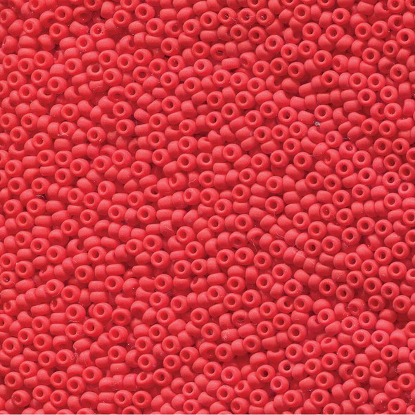 Miyuki 11/0 Seed Beads Opaque Matte Red
