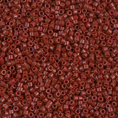 11/0 Delica Duracoat Opaque Maroon -Approximately 7.2Gm/Tb
