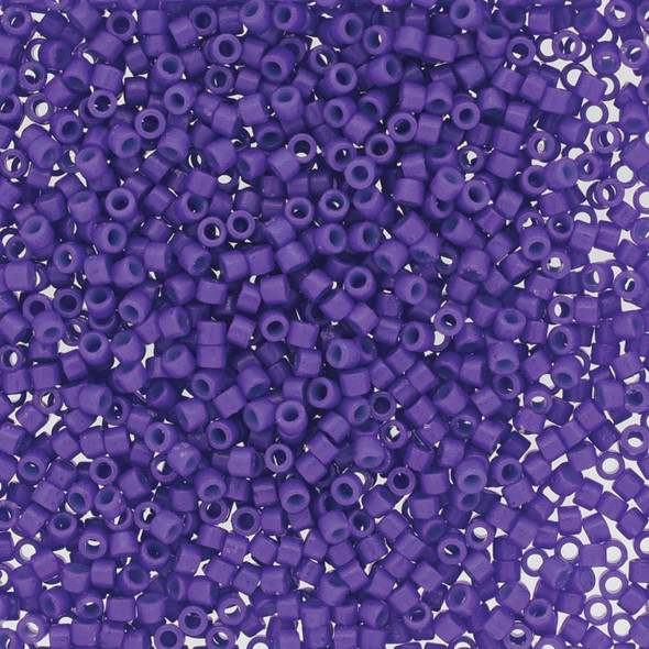 11/0 Delica Duracoat Opaque Violet Blue Approximately 7.2Gm/Tb